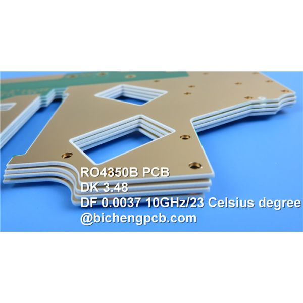 60mil 1.524mm RO4350B Rogers PCB RF Circuit Board Double Sided Patch Antenna