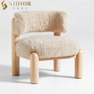 China Living Room Fabric Modern Leisure Chair 71cm Height Single Lounge Chairs factory
