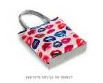 Rose ring girl canvas shoulder bag blond child female cartoon printed bag