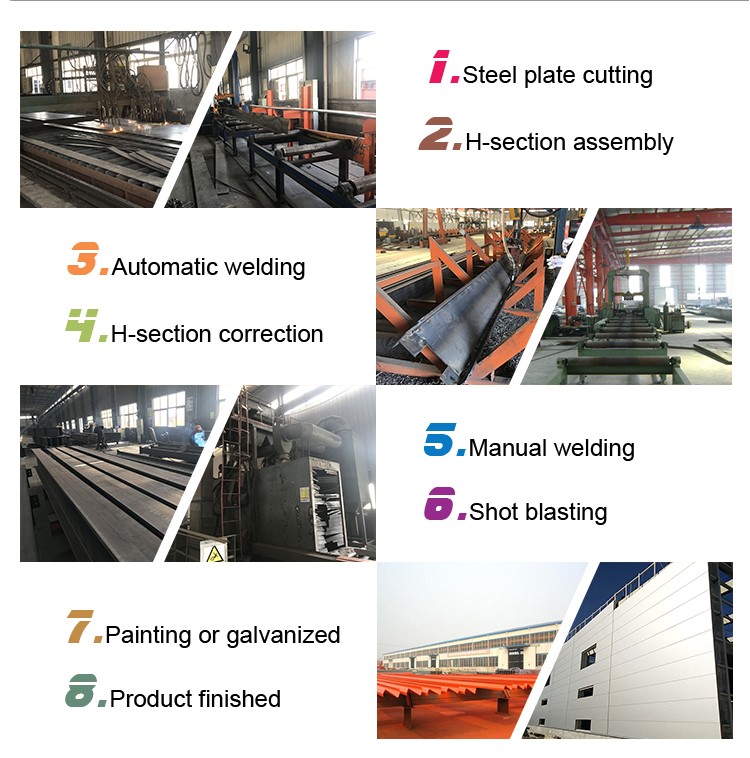 Prefab Q355 custom poultry farm steel structures