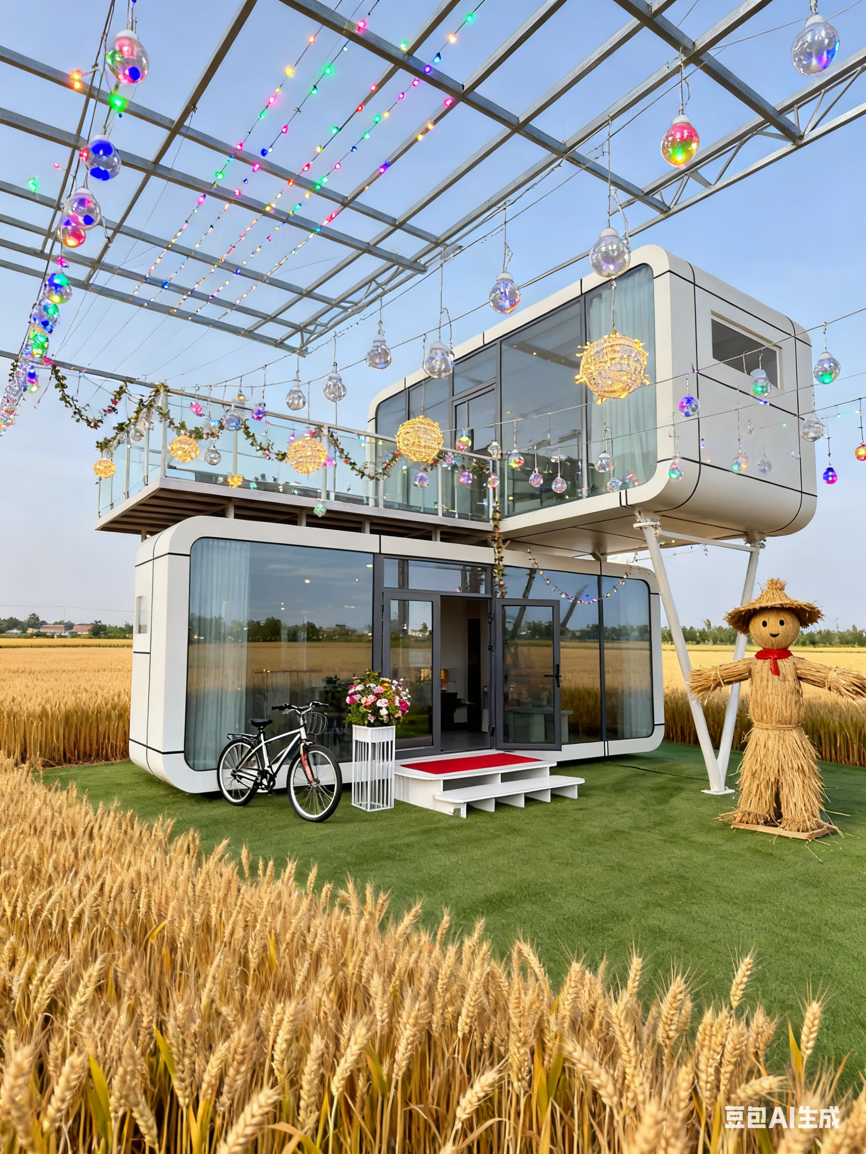 China 2 People Apple Capsule House 20 Square Meter with Windproof factory