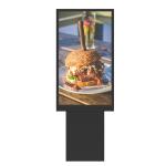 49inch Illuminated Outdoor Drive Thru Menu Board For Sale Outside Restaurants