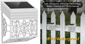 China solar ambient light for Patio Party decorative solar wall lights outdoor lamps factory