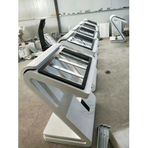 Panel Type TFT LCD Screen LED Light 19inch Smart Touch Screen Table Stand For