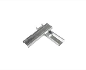 China Galvanized Metal Profile for Wall Partition Material Not Perforated Steel Material factory