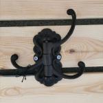 Vintage Black Iron Hooks Cast Iron Crafts For Entryway