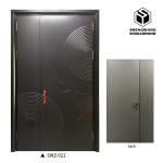 Secure Aluminum Entrance Door Multi Point Locking Door Living Hall Modern