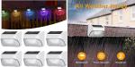 LED Outdoor Solar Wall Light 1.2V 600MA Panel Landscape Ambient Garden Light