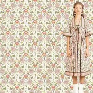 China Tie Dying Cupro Viscose Printed Woven Fabrics 138cm-145cm Stretchable factory