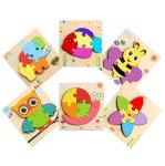 Jigsaw Toddler Educational Toys Wooden Puzzles for Learning Sensory Games 0-24