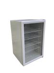 130L bar use beverage vertical cold drink small display fridge with glass door