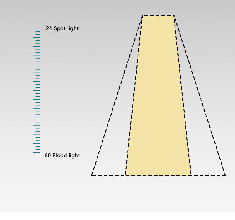 24-60° Zoomable Track Light 3 Phase Black Adjustable Spotlight