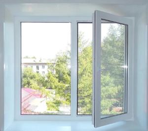 China Aluminum American Style Glass Casement Window for Apartment Prefab House Gray Surface factory
