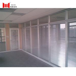 China Double Tempered Glass Movable Wall Systems 120 Minutes Fire Retardant factory