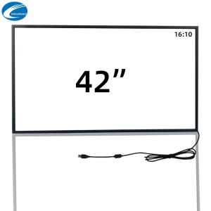 China Aluminium Alloy IR Touch Screen Overlay 24 Inch 10ms For Business factory