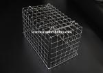 Customized 304 Stainless Steel Mesh Basket , Rectangular Metal Storage Basket