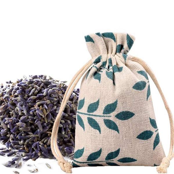 Breathable Muslin Drawstring Pouches , Burlap Reusable Bags Wedding Party