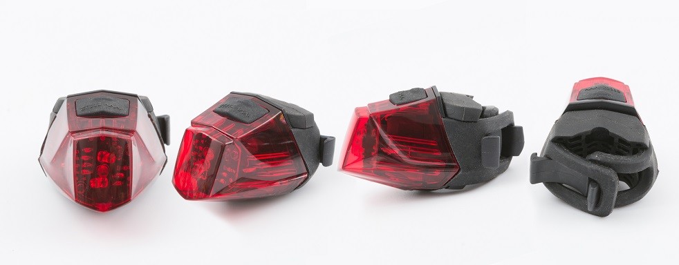 Bike Red Light With Flash Mode And Rubber Strap Mounting