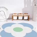 Sustainable Non-Slip Custom Logo Pink Waterproof Washable Kitchen Deep Dish Mats