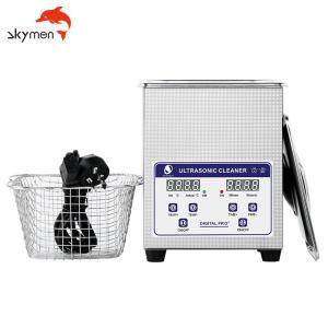 China Digital Timer SUS304 2L 600w Glasses Ultrasonic Cleaner factory