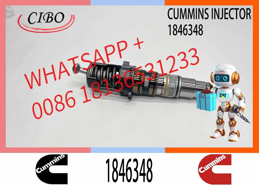 Diesel Engine Parts Injector 1846351 1846350 1846348 For C-cummins Qsx15 Engine