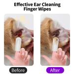 Customized Unscented Clean Ear Finger Pads For Dogs Cats 50 PCS