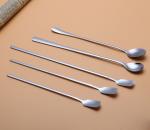 Stainless Steel Long Handle Iced Tea Spoon，Cocktail Stirring Spoons，Cold Drink 6