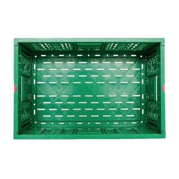Versatile Stackable Crates for Agriculture Harvest Plastic Mesh Basket Storage