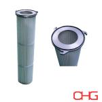 Polyurethane Spun Bonded Medium Filter Cartridge In Powder Coating
