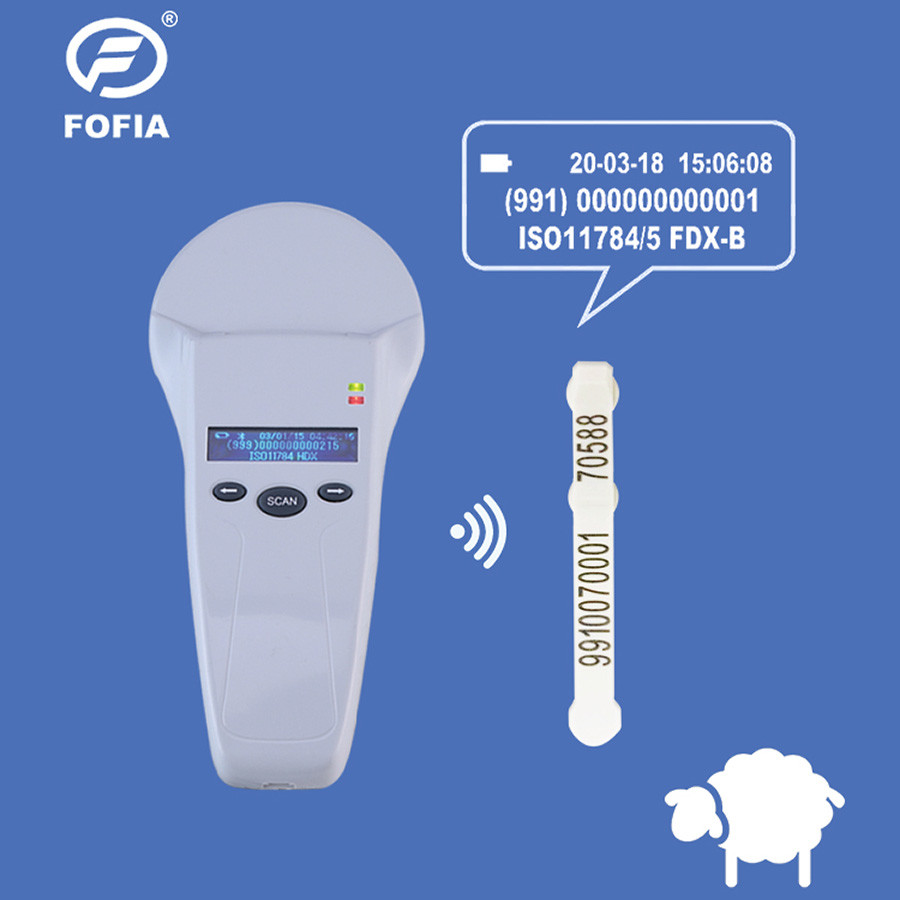 Convenient Animal Microchip Scanner For Single Hand Operation