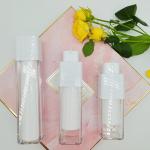 Rotary Square Airless Bottle 15ml 30ml 50ml Double Wall Silk Screening Matte
