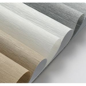 China 100% Blackout 380GSM 3M Width Flame Retardant UV Proof Waterproof Polyester Roller Blinds Fabric on sale