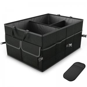 China Car Trunk Organizer Collapsible Auto Trunk Storage Box Non Slip Bottom Securing Straps on sale