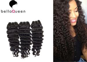 China Deep Wave Bundles Double Drawn Hair Extensions 7A Virgin Cuticle factory