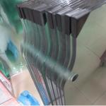 Toughened Shower Tempered Glass Door Silkscreen Ceramic For Bathroom