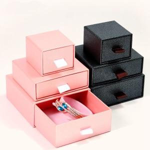 China Debossed Small Cardboard Drawer Boxes Giftbox For Jewelry Package factory