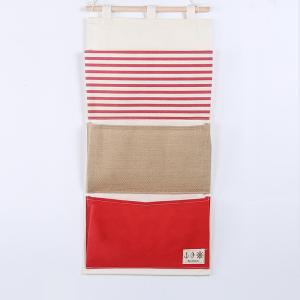 China Puting hanging storage bag pockets organizer door wall chest holder customized red factory