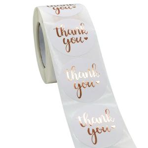 China Bronzing Copper Sticker Paper Custom Paper Roll Labels Uncoated factory