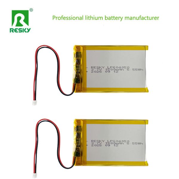 Lithium Polymer Battery Cell 604050 3.7v 1500mAh 5.55wh Rechargeable Lipo Battery Pack