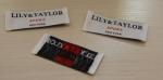 30D Yarns Printed Clothing Labels Washable For Gifts , 8cm x 2cm