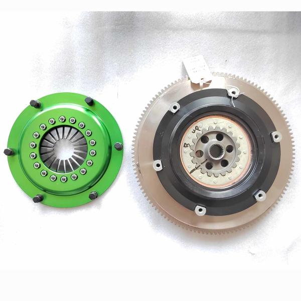 High Performance Racing Twin Plate Clutch Kits 4140 steel fit 200mm Nissan Z35