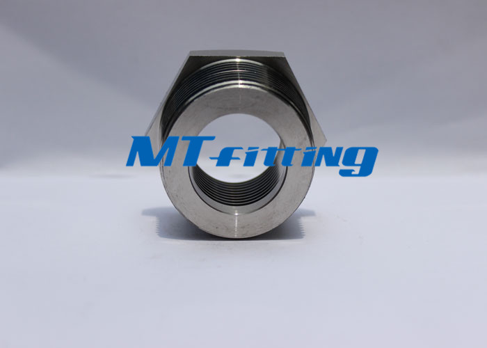 3/4 Inch ASTM A182 F304H / 316H Hex Head Plug With Treaded End For Connection