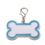 Sublimation Bone Dog Tags With Aluminum Metal Insert Blanks
