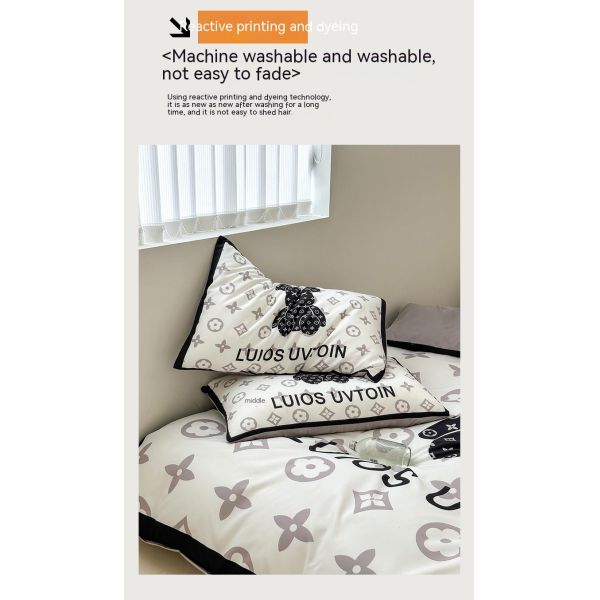 100% Polyester White Bedding Set for Wedding Luxury Bedspreads and Sheets Collections