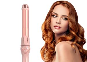 China Rotating Electric Curling Iron , Big Wave Automatic Curling Iron factory
