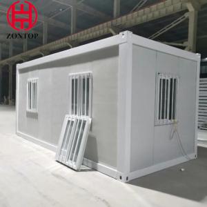 China Zontop Luxury Storage Fabricated Ready Made Two Story Modular Modern Tiny Prefabricated Bolt Prefab Container House factory
