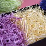Metallic Mirror Foil Mylar 22gram Color Shredded Paper purple yellow