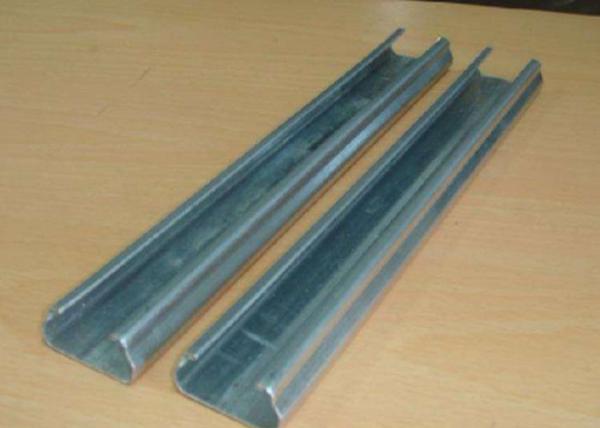 Anti Rust Greenhouse Accessories Fixing Film Profile Lock Channel With Spring