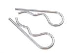 Zinc Carbon Steel DIN 11024 Fastener Pins R Spring Cotter Pin for Security Snap