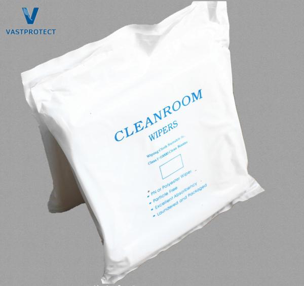 9*9 inch Microfiber Cleanroom Wipers Lint Free 100% Polyester Cleaning Cloth for